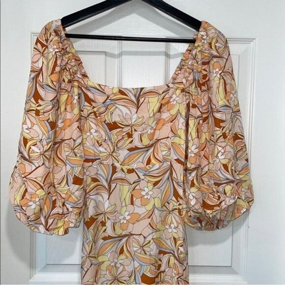 L*Space Womens Size XS Printed Bahia Dress - Picture 8 of 11